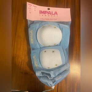 Impala Blue and White Safety Gear Pack